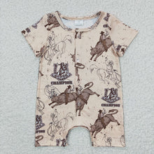 Load image into Gallery viewer, Baby Boys Rodeo Summer Rompers