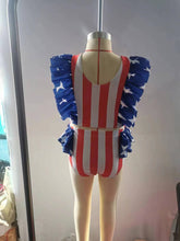 Load image into Gallery viewer, Baby Girls 4th Of July Tow Pieces Swimsuits
