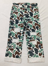 Load image into Gallery viewer, Baby Boys Green Camo Distressed Denim Pants