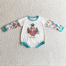 Load image into Gallery viewer, Baby Kids Thanksgiving Turkey Rompers