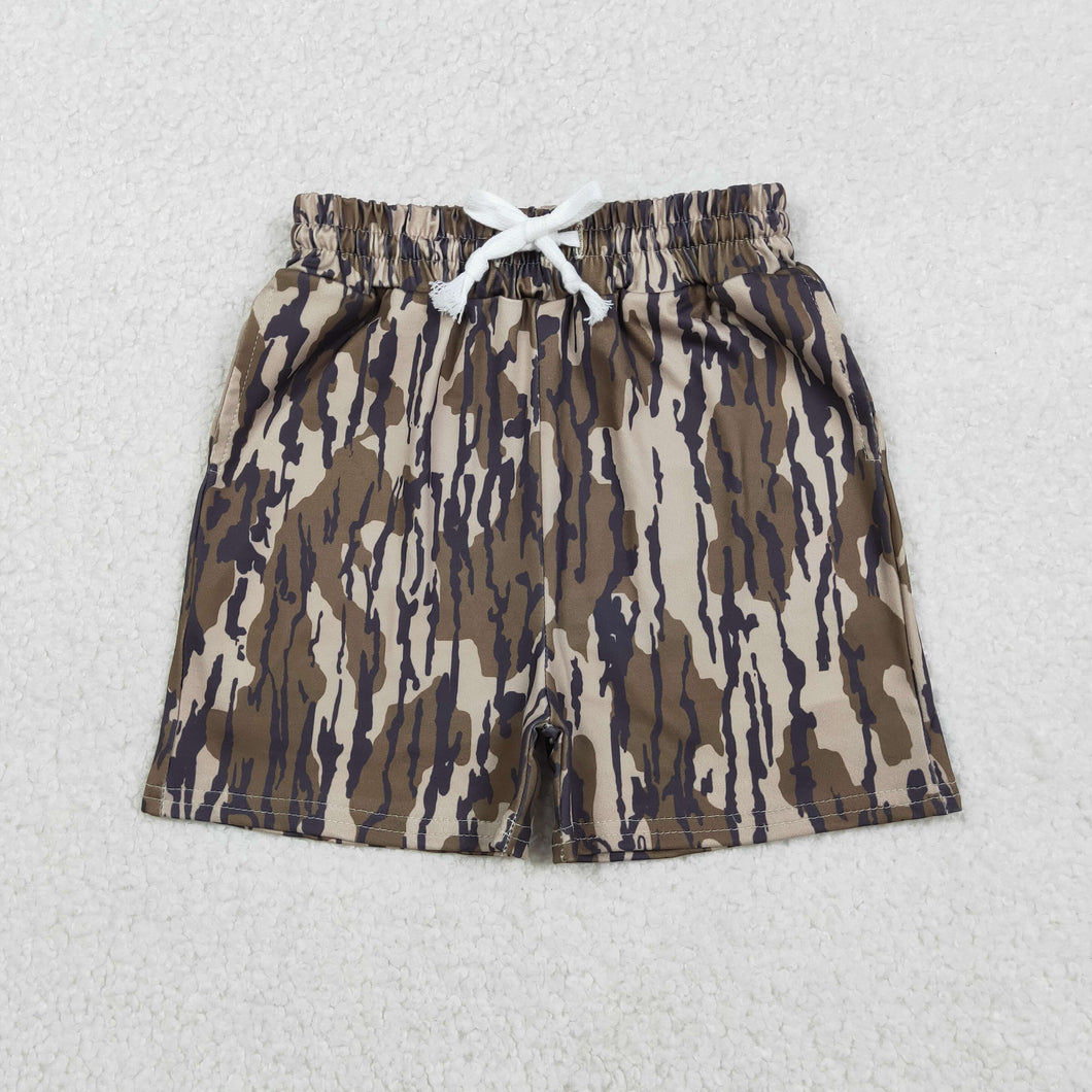 Baby Boys Southern Olive Camo Pockets Shorts Bottom