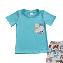 Load image into Gallery viewer, Baby Boys Animal Pockets Shorts Sets
