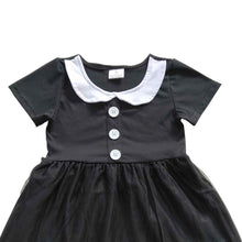 Load image into Gallery viewer, Baby Girls Black Tutu Movie Knee Length Dresses
