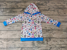 Load image into Gallery viewer, Baby Boys Cartoon Long Sleeve Hoodie Tops
