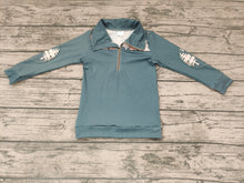 Load image into Gallery viewer, Baby Boys Green Deer Christmas pullovers
