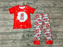 Load image into Gallery viewer, Baby Boys Red Cute Short Sleeve Tee Shirts Joggers Pajamas Clothes Sets

