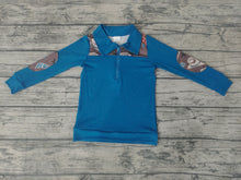 Load image into Gallery viewer, Baby Boys Western Blue Hats pullovers Tops
