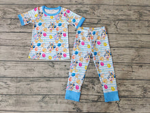 Load image into Gallery viewer, Baby Boys Eggs Easter Cartoon pajamas Pants sets
