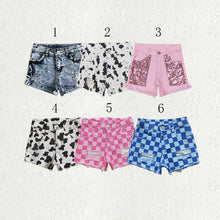 Load image into Gallery viewer, Sibling Baby Girls Denim Shorts Bottom
