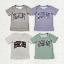 Load image into Gallery viewer, Sibling Baby Boys Short Sleeves Camo Mama&#39;s Boy Tee Shirts Tops
