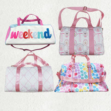 Load image into Gallery viewer, Sibling Smiles Bows Duffel Gym Backpacks
