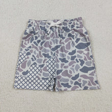 Load image into Gallery viewer, Baby Boys Grey Camo Drip Team Shorts Bottom
