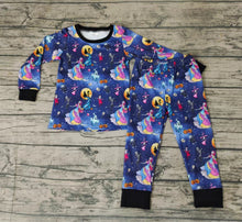 Load image into Gallery viewer, Baby kids halloween night long sleeve pajamas
