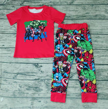 Load image into Gallery viewer, Baby boys cartoon hero pants clothes sets
