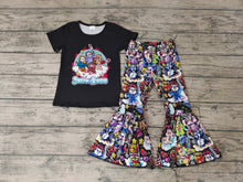 Load image into Gallery viewer, Baby girls Halloween bear bell pants clothes sets
