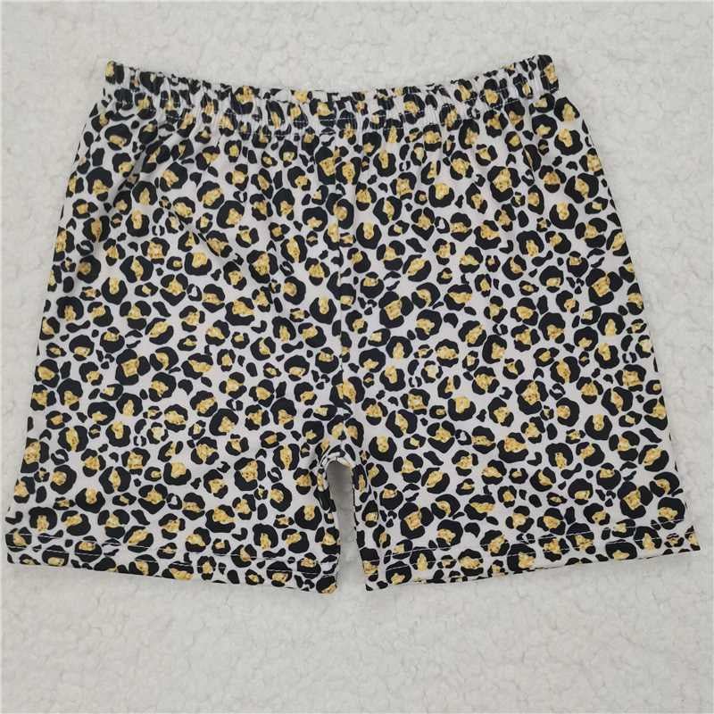 Baby Girls Black Leopard Shorts Bottoms 20250528