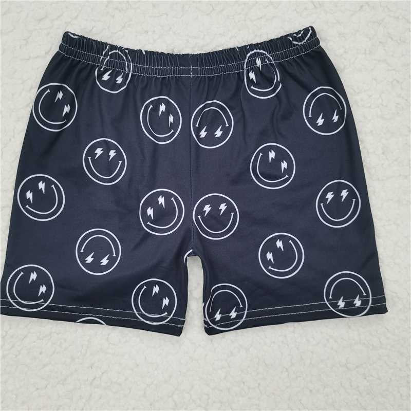 Baby Boys Black Smile Shorts Bottoms 20250613