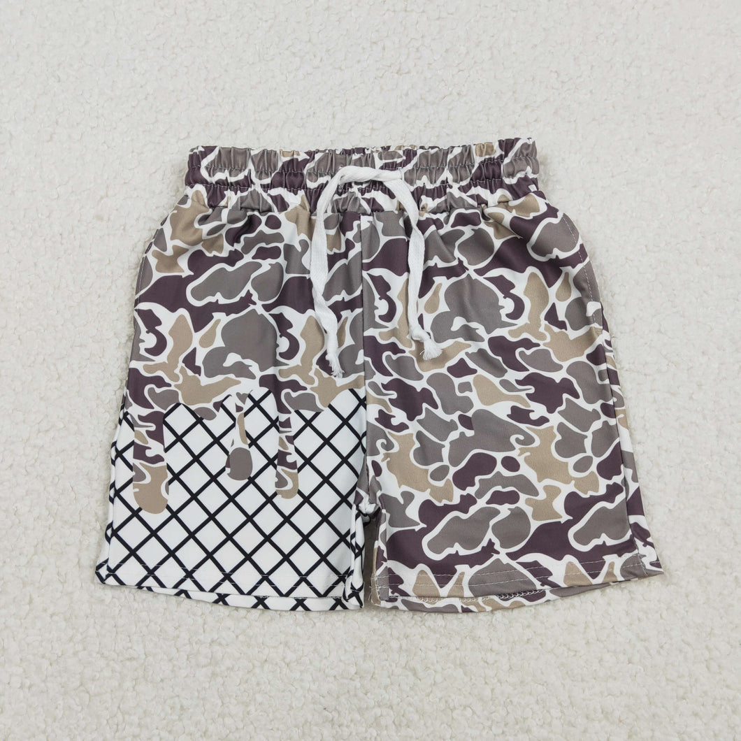Baby Boys Southern Grey Camo Drip Team Shorts Bottom