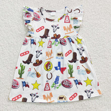 Load image into Gallery viewer, Baby Boys Western Sibling Sister Texas Rompers Dresses Outfits Sets
