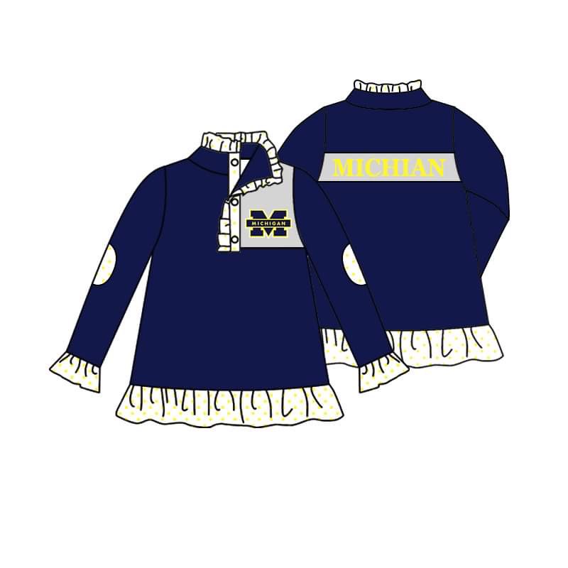 Baby Girls M Team Long sleeve Pullover shirts preorder