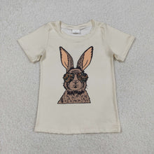 Load image into Gallery viewer, Baby Boys Short Sleeve Rabbits Easter T-shirts Top
