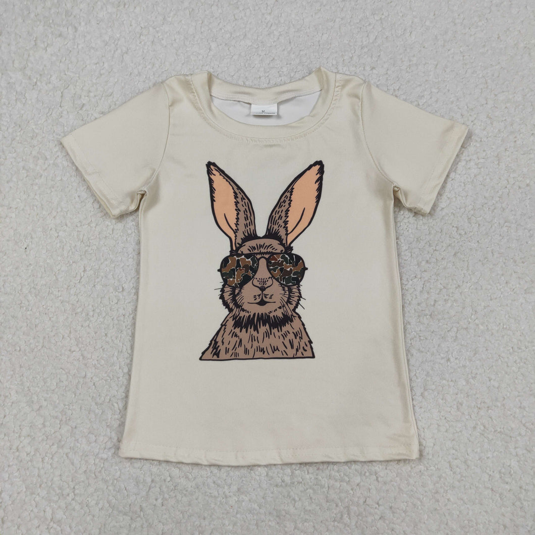 Baby Boys Short Sleeve Rabbits Easter T-shirts Top