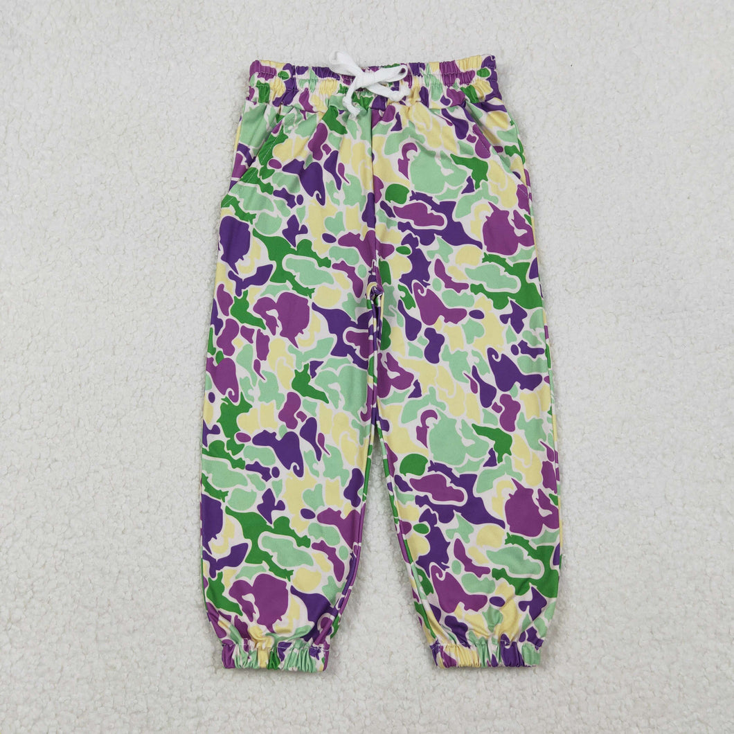 Baby Boys Mardi Gras Camo Pockets Jogger Pants Bottom