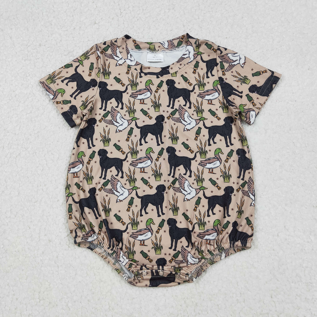 Baby Infant Boys Dog Duck Calls Hunting Rompers