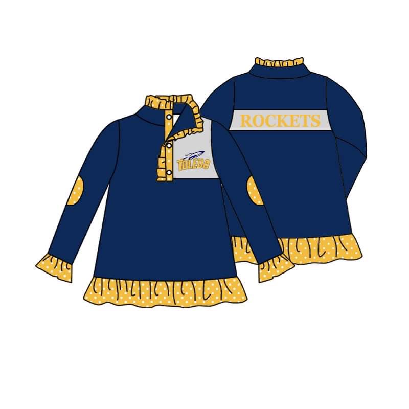 Baby Girls 3 Team Long sleeve Pullover shirts preorder