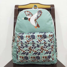 Load image into Gallery viewer, Baby Kids Boys Camo Ducks Backpack Zip Back Bags
