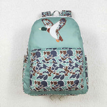 Load image into Gallery viewer, 2 Colors Baby Kids Boys Camo Ducks Dog Hunting Backpack Zip Back Bags
