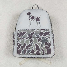 Load image into Gallery viewer, 2 Colors Baby Kids Boys Camo Ducks Dog Hunting Backpack Zip Back Bags

