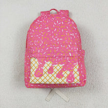 Load image into Gallery viewer, Sibling Pink Ice Cream Drip Zipper Gym Bags Lunch Box
