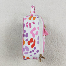 Load image into Gallery viewer, Baby Girls Pink Leopard Ruffle School Bags Lunch Boxes
