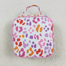 Load image into Gallery viewer, Baby Girls Pink Leopard Ruffle School Bags Lunch Boxes
