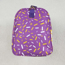 Load image into Gallery viewer, Purple Ice Cream Drip Zipper Gym Bags

