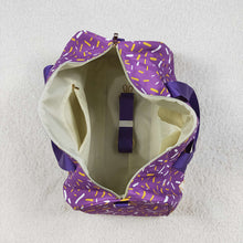 Load image into Gallery viewer, Purple Ice Cream Drip Zipper Gym Bags

