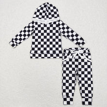 Load image into Gallery viewer, Sibling Baby Girls Hoodie Floral Top Pants Clothes Sets
