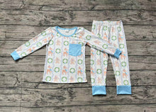 Load image into Gallery viewer, Baby Boys Christmas Gingerbread Top Pants Pajamas Outfits Clothes Sets
