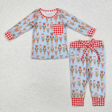 Load image into Gallery viewer, Baby Boys Christmas Soldier Top Pants Pajamas Clothes Sets
