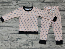 Load image into Gallery viewer, Baby Boys Western Khaki Lights Top Pants Pajamas Clothes Sets
