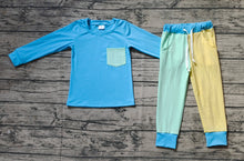 Load image into Gallery viewer, Baby Boys Long Sleeve Tee Top Pocket Pants Clothes Sets
