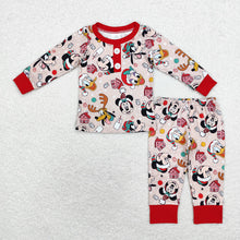 Load image into Gallery viewer, Baby Boys Christmas Cartoon Deer Top Pants Pajamas Clothes Sets
