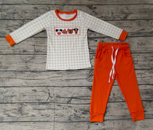 Load image into Gallery viewer, Baby Boys Halloween Checkered Cartoon Top Pants Clothes Sets
