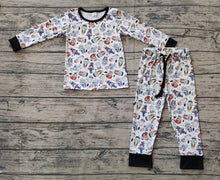Load image into Gallery viewer, Baby Boys Halloween Dogs Witches Top Pants Pajamas Clothes Sets
