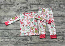 Load image into Gallery viewer, Baby Boys Christmas Cups Bamboo Pajamas Clothes Sets
