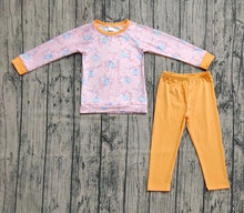 Load image into Gallery viewer, Baby Boys Pumpkins Leaves Plaid Top Legging Fall Pant Sets
