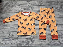 Load image into Gallery viewer, Baby Boys Western Horse Bamboo Pajamas Clothes Sets
