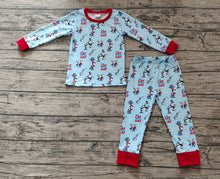 Load image into Gallery viewer, Baby Boys Cat Reading Top Pants Pajamas Clothes Sets
