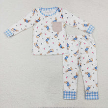 Load image into Gallery viewer, Baby Boys Easter Bunny Pocket Top Pants Pajamas Clothing Sets
